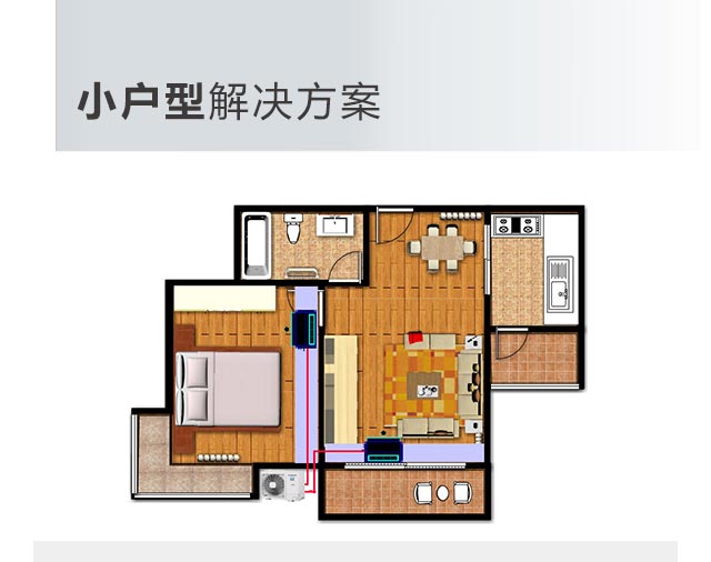 小戶型安裝中央空調的方法